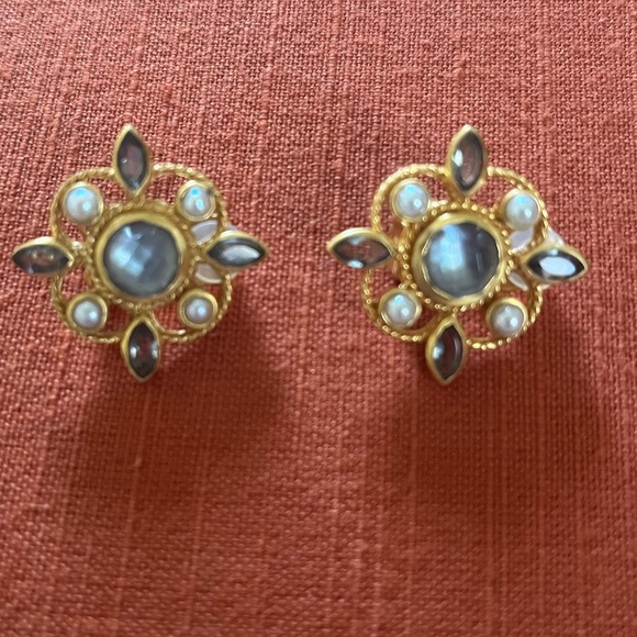 Julie Vos Jewelry - Julie Vos Monaco Clip Earrings